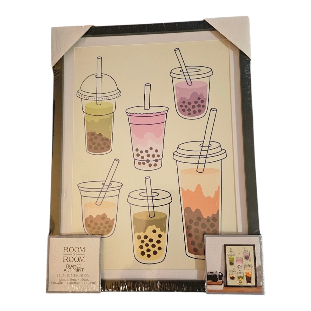 Bubble Tea Art Print-NIP